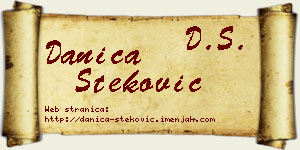 Danica Steković vizit kartica